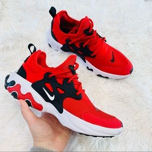 Nike React Presto University Red Black